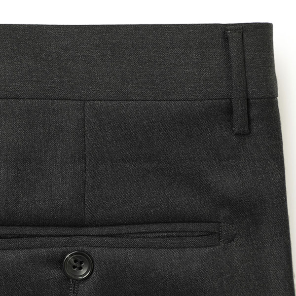タリアトーレSUPER100'sウールフランネル1プリーツパンツ　ネイビー52 EASY SUITS DAKAR-NEWMAN SUPER110'S WOOL STRETCH | TAGLIATORE